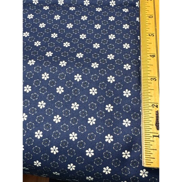 Navy Blue Floral Paisley Fabric by Maywood Studio 1/2 yard x 44" wide Cotton Sew - Picture 7 of 8